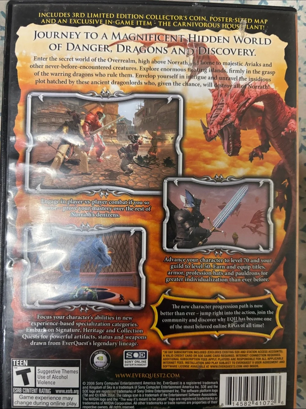 EverQuest II PC Game -  Fantasy Adventure by Sony Online Entertainment